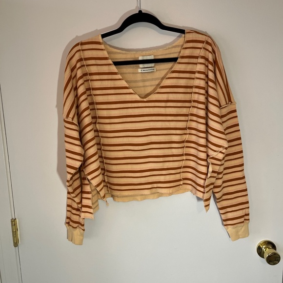 New Urban Outfitters Striped Thermal - Picture 2 of 4